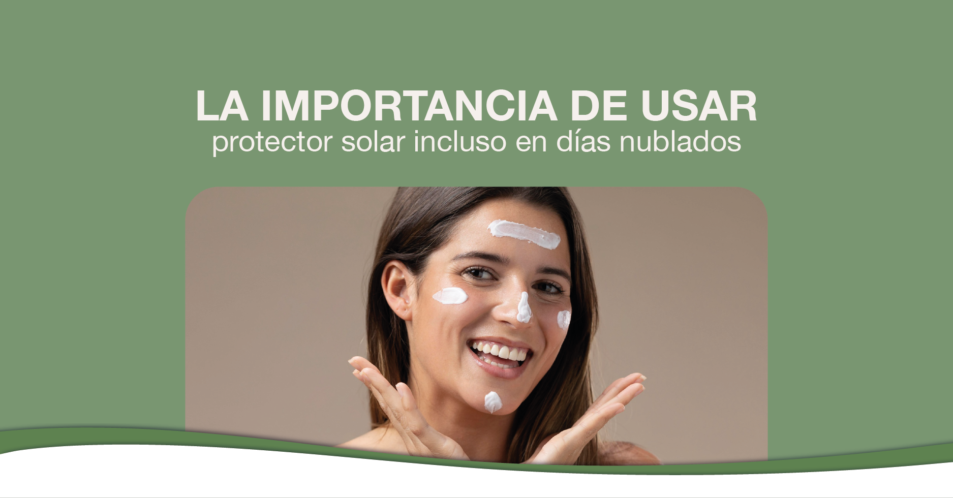 La importancia de usar protector solar incluso en días nublados