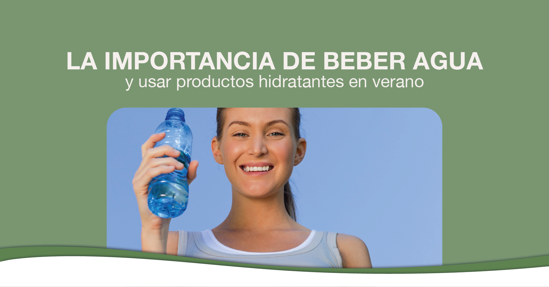 La importancia de beber agua y usar productos hidratantes en verano