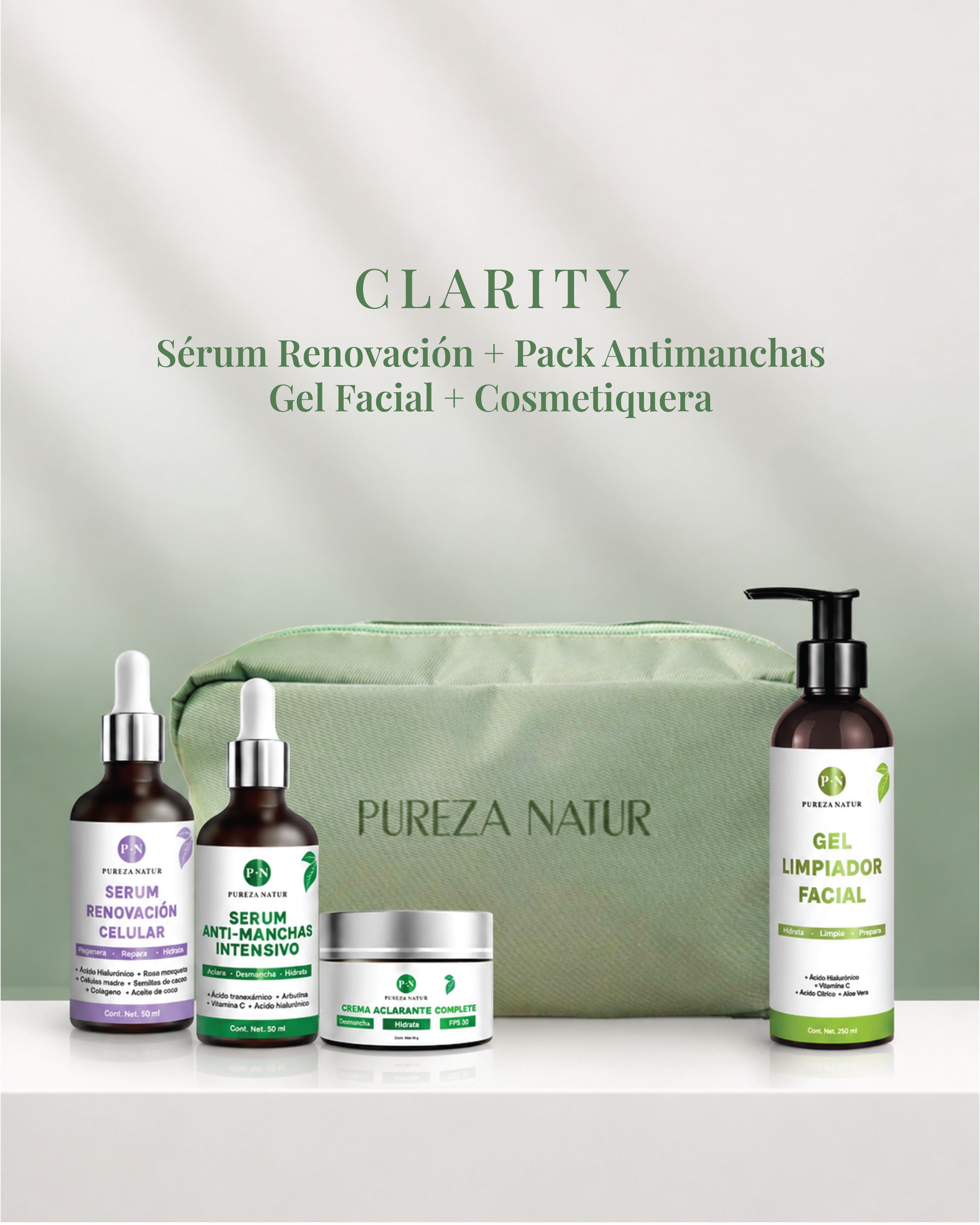Kit Clarity — Rutina Antimanchas Completa