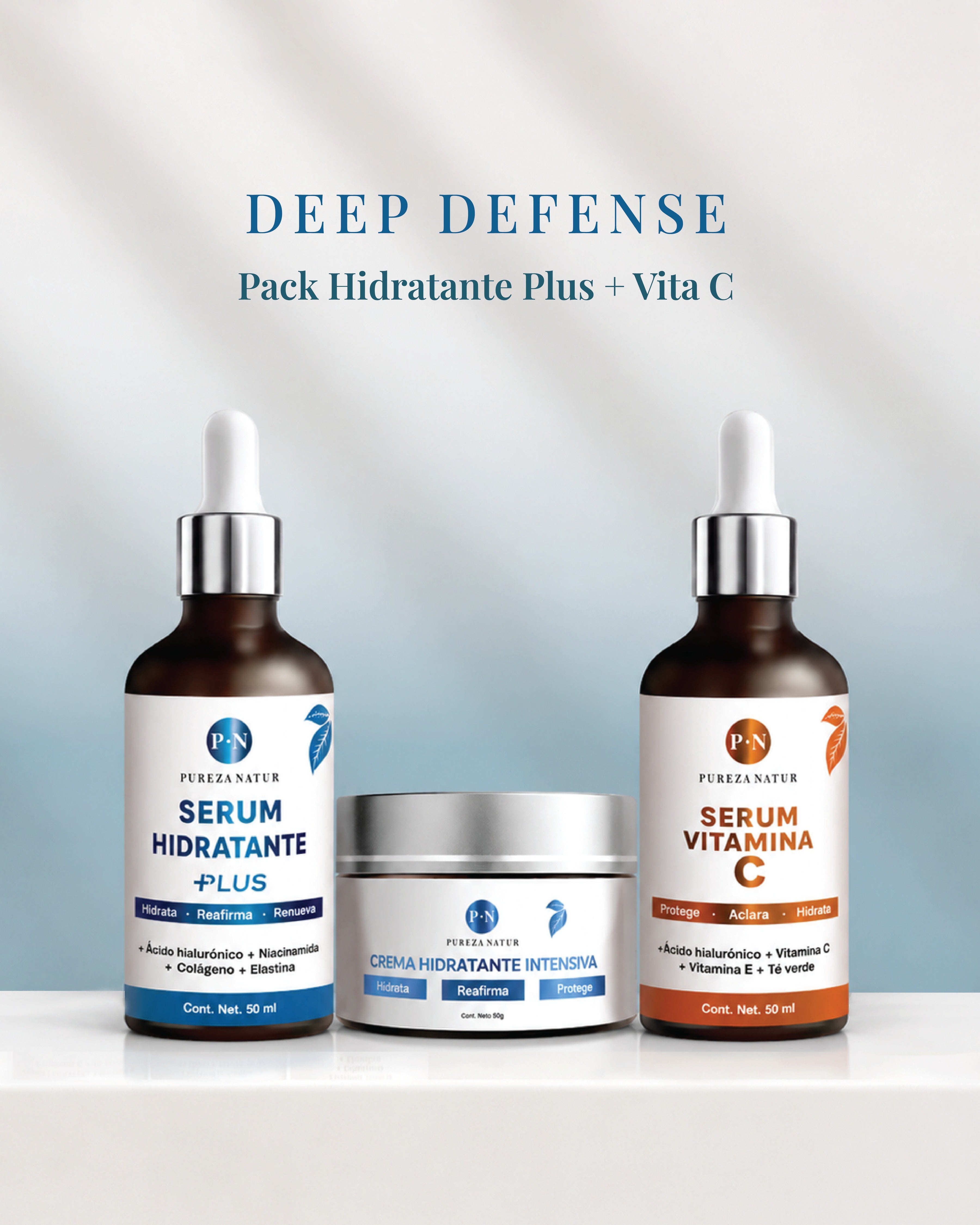 Kit Deep Defense — Hidratación Intensiva + Vitamina C