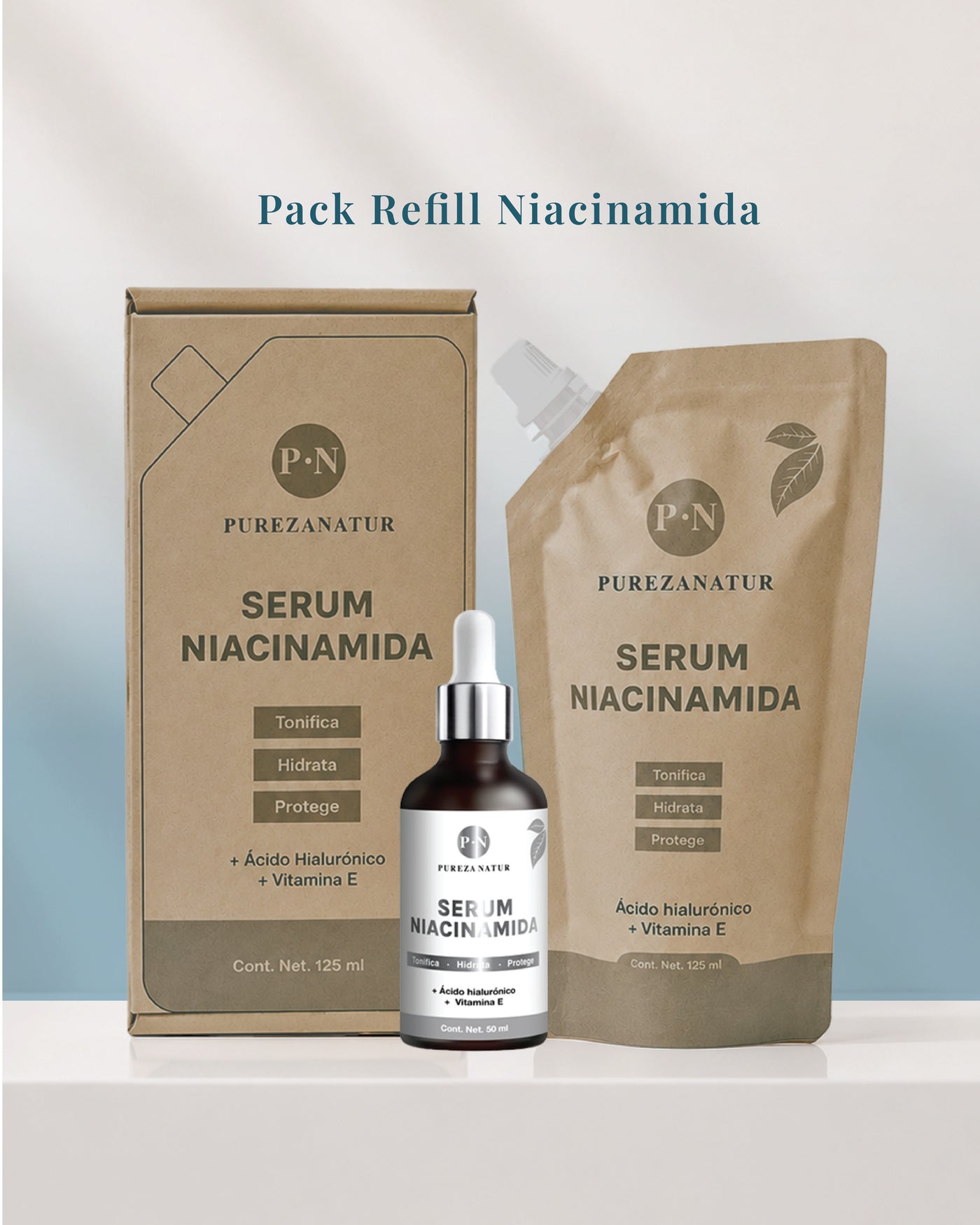 Defense Barrera Protectora — refill Serum Niacinamida 5% 125 ml Pureza Natur